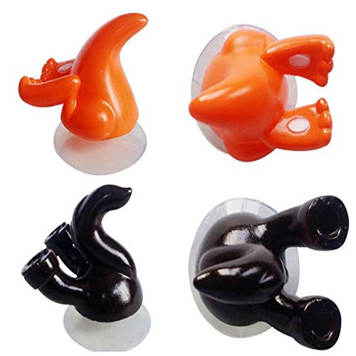 Funny Cute Animal Tail Wall Hooks and Hangers- Bathroom Storage & Organisation Robe Hooks -