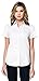 Tri-Mountain Women's Flattering Fit Regal Short Sleeve Brushed Twill Woven Shirt