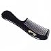 Breezelike Hair Comb - No Static Black Buffalo Horn Comb - Fine Tooth Comb for Women, Men and Girls