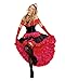 Dreamgirl Women's Can-Can Cutie Costume, Red/Black, Large