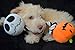 Disney Nightmare Before Christmas Pumpkin King Rope Tug Chew Dog Toy, Two Built-in Squeakers, Multi-Sensory Toy
