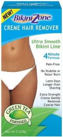 Bikini Zone Ultra-Smooth Hair Remover Bikini Creme 2 oz (Pack of 5)