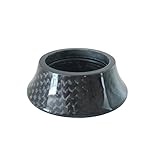 DEERU Bike Carbon Headset Washer MTB Bike, Road Bike, Carbon Cover Fork Taper Spacer -15 mm