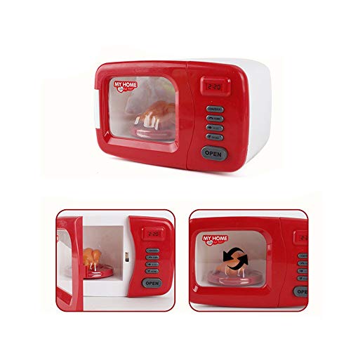 Hisoul Hot  Kids Pretend Toys, Colorful Household appliances Play Kitchen Set with Childrens Educational Food Toys for Toddlers Inspires Imagination - Fake Foods for Cooking (B) - Thumbnail 2