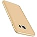 Samsung Galaxy S7 Edge Case,GKK Double Dip Ultra Slim Knight Series Case For Samsung S7 Edge Cover Hybrid PC [HARD] Full Protection Matte Phone Case (Gold)