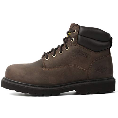 Rockhard 6'' Dark Brown Safety Work Boots (12)