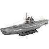 WWII GERMAN U-BOAT Type Vii C Revell 1:350 Plastic Model Submarine Kit