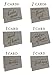 Wedding Party Thank You Cards - Rose Gold Foil Stamped Letterpress - 13 Cards + Envelopes Included for Bridal Party