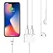 Lightnig Jack Adapter for i Phone 7/7Plus/8/8Plus/X/10.Lightnig Audio Headphone + Charger Cable. AUX Earphone Adapter Connection Cable Converter Support Music + Charger + Phone Call + iOS10.3/11