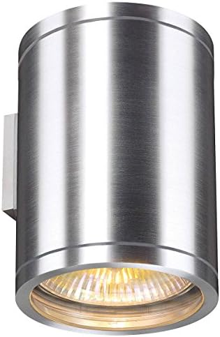 SLV Lighting 229776U ROX Up-Down Indoor/Outdoor Wall Sconce, Brushed Aluminum