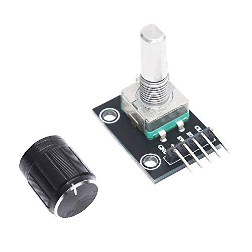 WayinTop 5pcs 360 Degree Rotary Encoder Module KY-040 Brick Sensor Development Board with Push Button for Arduino - Thumbnail 3