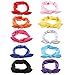 Pop Your Dream Vintage Adults Elastic Headband Bunny Ears Bow Hairband Hair Decor Accessory