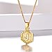 FOCALOOK J Initial Necklace Tiny Alphabet Charm 18K Gold Plated Letter Monogram Jewelry for Women Girls