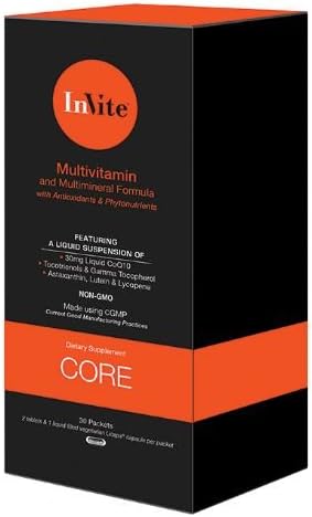 Invite Health Core Multivitamin - Supplies Essential Vitamins and Minerals in Highly-Absorbable Form to Support Overall Health - 30 Day Supply