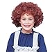 Franco Girls Halloween Costume Curly Red Orphan Wig