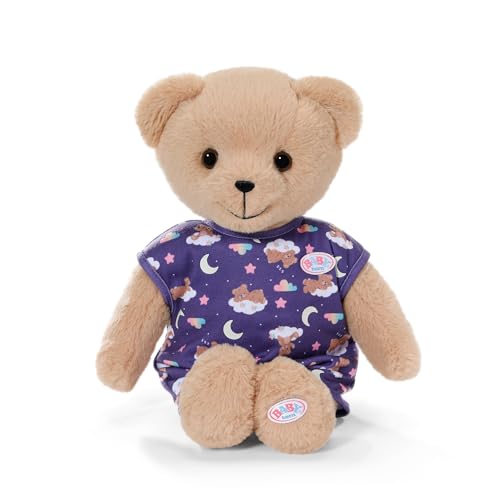 Baby Born Teddy avec Pyjama, Brille dans Le Noir, Convient Aussi aux poupées 43 cm