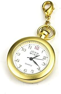John Wind, Boho Pocket Watch Charm, Gold