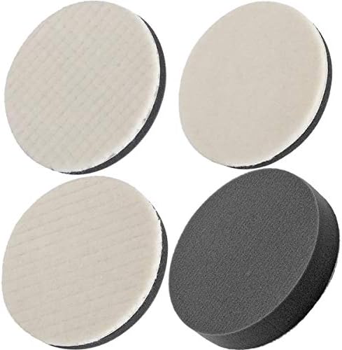 Akuoly 車磨き用 バフ 荒目 中目 細目 スポンジバフ 125mm 研磨パッド 4