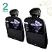 Premium & Stylish Car Seat Protector Kick Mats, 2 Pack, Easy Care, 3 Color Options