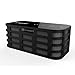Superex® 6Watt Powerful Sound Dual-Channel Stereo Bluetooth Speakers with Bass Booster Touchpad Control Portable with TF Card Optional Support AUX Line-in - Black