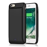 iPhone 8 / 7 Battery Case,5000mAh iPhone Rechargeble Power Charging Case for iPhone 7 8 (4.7inch) Extended Charger Case Battery Pack - Black