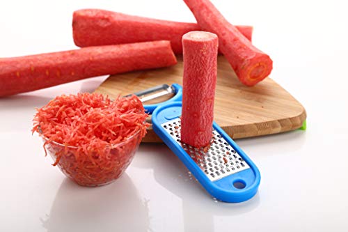 Signoraware-2-in-1-Grater-cum-Peeler-Steel-for-cheese-and-Vegetables-Set-of-1-Blue