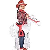 Ride 'Em White Horse Kids Costume - One Size