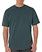 Chouinard Men's Classic Rib Knit Collar T-Shirt, Blue Spruce, Large
