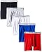 Fruit of the Loom boys (Assorted Colors) Boxer Briefs, Traditional Fly - 5 Pack Solids, Small US