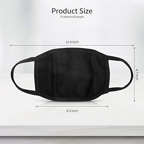 Teenitor 9 Pack Cotton Dust Mask, Washable Breathable Mouth Face Mask Dust Pollen Flu Germs Allergen - //coolthings.us