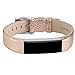 Adepoy Fitbit Alta Bands and Alta HR Bands, Leather Replacement Wrist Bands for Fitbit Alta HR and Fitbit Alta Rosegold