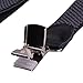 JINIU Mens Adjustable Elastic Braces Suspenders Y-Shape With Strong Clips Heavy Duty Grey