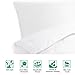Sunnest 2 Pack Pillow Cases King Size 100% Microfiber Wrinkle Resistant Hypoallergenic Material Envelope Closure End Ultra Soft and Comfortable for Sleep (White)