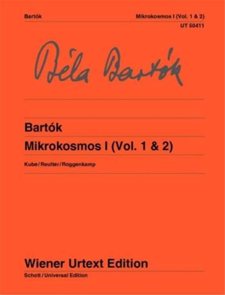 Mikrokosmos I (Vol. 1 & 2) - Edited from the sources by Michael Kube and Jochen Reutter - piano - sheet music - (UT 50411)