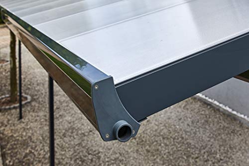 Gutta Terrassendachsystem Terrassenberdachung Terrasse šberdachung Alu Anthrazit 3x3 4,2x3 5,4x3 m (3 x 3 m) – Bild 6