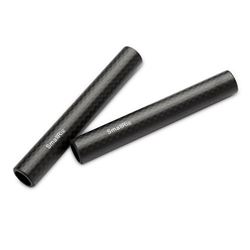 SMALLRIG 15mm Carbon Fiber Rods (4 Inch) for 15mm Rail Support System - 1871