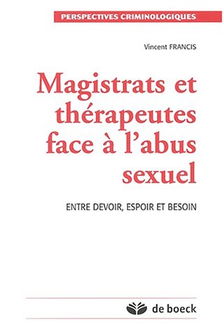 Magistrats et thérapeutes face à l'abus sexuel