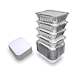 Spare Essentials 55 Pack - Small Foil Pans with