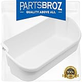 PartsBroz 240356401 White Refrigerator Bin for Electrolux and Frigidaire, Upper Slot Replacement Shelf - Replaces AP2116036, 240356405, 240356406, 240356409, 891213, AH430121, EA430121, PS430121