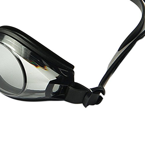 image for Rosa Schleife Swim Goggle, Large Swimming Goggles with Anti-Fog and UV