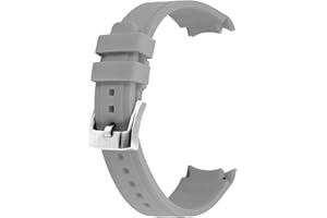 YISIWERA 18mm 20mm 22mm Rubber Watch Band Premium Crafter Silicone Universal Curved Ends Watch Strap Bracelet Brushed Stainless Steel Pin Buckle For Men Women