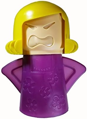 Microwave Oven Cleaner, Angry Mama Microwave Oven Steam Cleaner Easily Cleans the Crud In Minutes. Just Add Vinegar And Water, (Purple)