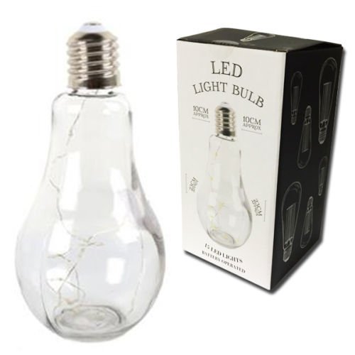 BATTERY OPERATED 23CM 15 LED LARGE LIGHT BULB FOR HOME KITCHEN DECORATION BRIGHT LAMP Amazon.co