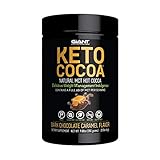 Giant Sports Keto Cocoa - Sugar Free Hot Chocolate with MCTs - Low Carb Hot Cocoa Mix for Ketogenic and Paleo Diet, Gluten Free, 20 Servings Dark Chocolate Caramel Flavor