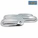 E-Autogrilles Triple Chrome Plated ABS 4 Door Handle Cover for 08-10 Dodge Challenger / 06-10 Dodge Charger (64-0218)