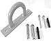 CoreX Battle Rope Anchor Wall Mount, Bodyweight Strap and Resistance Training Mounting Too! (Grey)