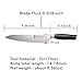 Moon Lence 8 Inch Sharp Kitchen Knife, Carbon Stainless Steel Chef's Knife Use to Slice, Dice, Chop and Mince Meat Fish Fruits