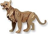 3-D Wooden Puzzle - Mountain Lion -Affordable Gift for your Little One! Item #DCHI-WPZ-M025