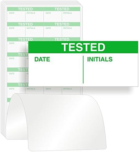 TESTED, Write-On Tyvek Labels, 240 Labels / Book, 1.5" x 0.625"