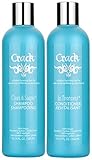Crack: Protective Improved-Shine Clean & Soaper Shampoo with Protective Leave-In Treatment Conditioner, 10 oz each